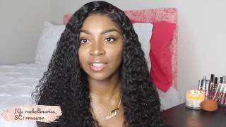 Installing My 180% Density 360 Lace Frontal Wig | Aob08