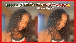 360 Lace Frontal Installation! Ft. Arabella Hair |