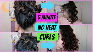 5 Minute No Heat Curls With Only Bobby Pins?!