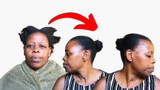 Hair Routine On 4B Hair With New Cantu Leave-In Conditioner| No Salon| Detailed Howto Blow Dry