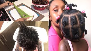 Homemade Aloe Vera Oil/Leave In Conditioner | Toddler'S Natural Hair Care During Quarantine |