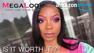 Find The Lace Sis! Amazon Wig Review | 360 Lace Frontal Human Hair Wig Ft. Megalook Hair