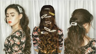 How I Style Oversized Hair Clips/Pins // Long Hair Hairstyles