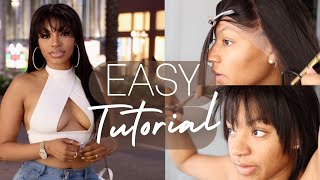 How To Get The Perfect Fringe Bang Ft Eayon Hair