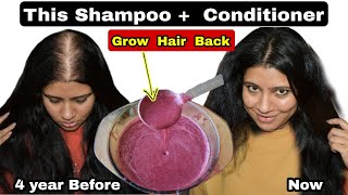 Use This 2 In 1 Shampoo And Conditioner To Grow, Regrow, Repair, Clean,Condition Your Hair