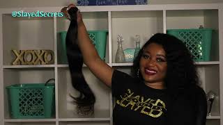 Esmode Brazilian Straight Hair Bundle Review | Slayed Secrets