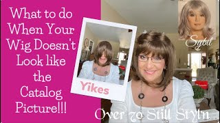 Paula Young Wig Review/ Sybil/What To Do When A Wig Doesn'T Look Like The Catalog Picture?