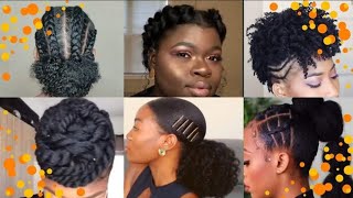 ❤Amazing Quick And Easy Natural Hairstyles On /Short, Medium, Long Hair. Trending Styles 2019.❤