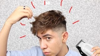 How I Cut And Style My Hair | Messy Modern Fade Tutorial