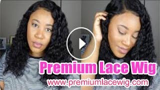Premium Lace Wig Review Affordable 360 Lace Frontal Wig Deep Wave