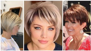 Top Latest Eye Catching 37 Short Hair Styling Hair Dye Ideas For Women Any Ages 35+45+55. & More