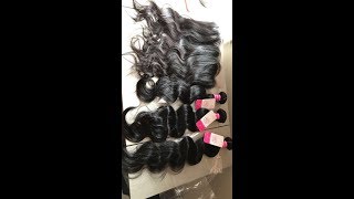 Affordable 360 Lace Frontal With 3 Bundles Deal (Ashimary Aliexpress)