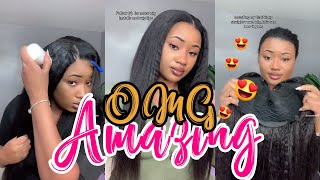 Hot Sale Most Realistic V Part Wig Review! No Leave Out No Glue Natural Looking| Ft. Alimice Hair