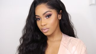 Pretty & Pink Glam Grwm! | + Customizing A 360 Lace Frontal!