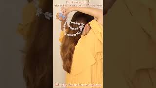 Beautiful Hair Accessory Unique #Hairbrooch#Comb#Gajra#Veni#Hairclip#Tiara @Todays Trends And Style