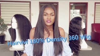 Pre-Plucked 360 Lace Wig 180% Heavy Density | Hairvivi