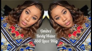 Pre-Plucked, Pre-Bleached Ombre 360 Lace Frontal I Spring & Summer Vibes I Hayqueencrowns