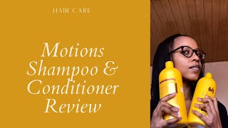 Relaxed Healthy Hair | Motions Shampoo & Conditioner Review | Hair Care