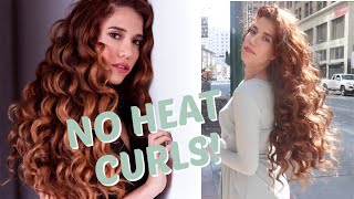 No Heat Perfect Curls!! W/Bobby Pins