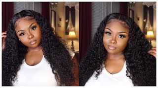 Best Flawless Deep Wave Wig| 24 Inches Of Goodness Gracious Ft West Kiss Hair |Ariel Black