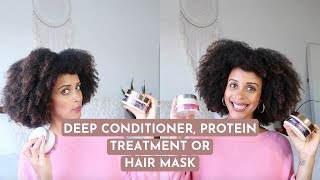 The Difference Between Deep Conditioner, Protein Treatment And Hair Mask | Swirlycurly