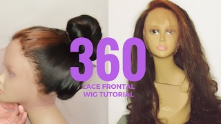 360 Lace Frontal Wig Tutorial Step By Step | Aliexpress Maxine Hair | Double Weft Method / Beginners