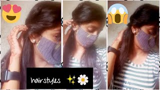 2 Easy Hairstyle For Summer || Open Hair Hairstyle /Ponytail #Hairstyles School,College ,Office .