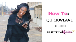 How To : Quick Weave Half Up Ponytail | Beautybymalika