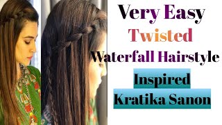 Beautiful Open Hairstyle Inspired Kratika Sanon || Self Hairstyle || #Hairstyleforgirls #Hairstyle