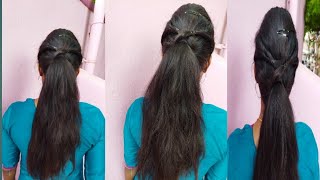 The Perfect High Ponytail With Puff | Easy Everyday High Ponytail Hairstyles With Puff For School