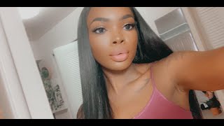 $30 Middle Part Quick Weave In One Hour | Beautyandmarie
