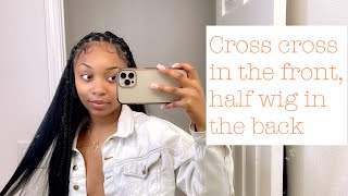 Do My Hair With Me | Braids In The Front Weave In The Back