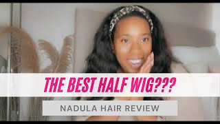 Nadula Kinky Straight Human Hair Half Wig Review• Headband Wig Review• The Best Headband Wig?