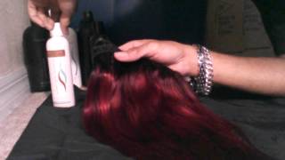 Influance Hair Color #Redwine On Weave  Pt. 2