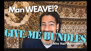 Black Man Gets Bundles Of Weave, Hair Extensions & Lace Frontal Units!? | Fresh Braid Up.