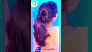 Quick Hairstyle For School Girl #Hairstyle#Pony#Tutorial#Shorts#Short#Ytshort#Hairstyle#Hair#100#148