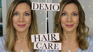 My Current Hair Care Routine ~ Color, Styling, Demo!