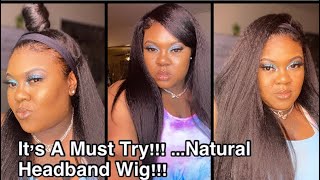 Affordable Kinky Straight Headband Wig 24 Inches !!!! | Feat.Gowit | Amazon