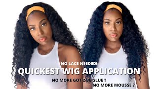 No More Got To Be Glue? Affordable Deep Wave Headband Wig Luvme Hair | Beginner Friendly Wig