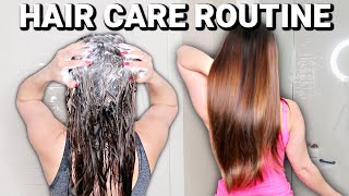 Hair Care Routine For Long Hair | Weekly Hair Care Routine For Healthy Hair