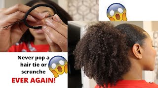 Never Pop Another Hair Tie! The Ponytail Hack That Will Change The Game| Faster And Easier| Sharatia
