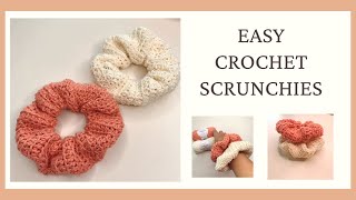 Easy Crochet Scrunchies | Crochet By Bev