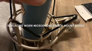 Fabricating A Microphone Shockmount With Ponytail Holders