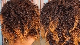 Easy Blending & Styling Of  Natural Hair Texture Clip In Extensions ( Exotic Girl Vh Peruvian Hair)