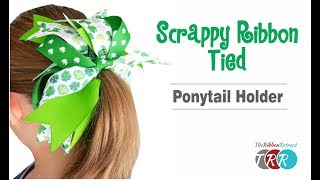 How To Make A Scrappy Ribbon Ponytail Holder - Theribbonretreat.Com