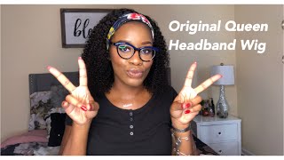 Trying This Headband Wig From Amazon Over My Locs|| Ft.Original Queen Beauty