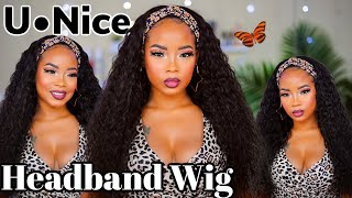 Unice Water Wave 24” Headband Wig Review | 2021 Hairstyles For Natural Hair Journey