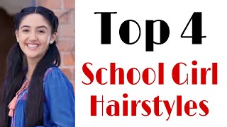 4 Amazing Ponytail Hairstyle For School Girls | Teen Hairstyle | New Hairstyle | School Hairstyles