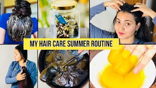 My Summer Hair Care Routine 2022 : I Follow These Steps To Have Healthiest And Strongest Hair |