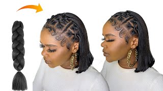 Diy Beautiful Hairstyle You Can Make Using Braid Extension/ Beginner Friendly